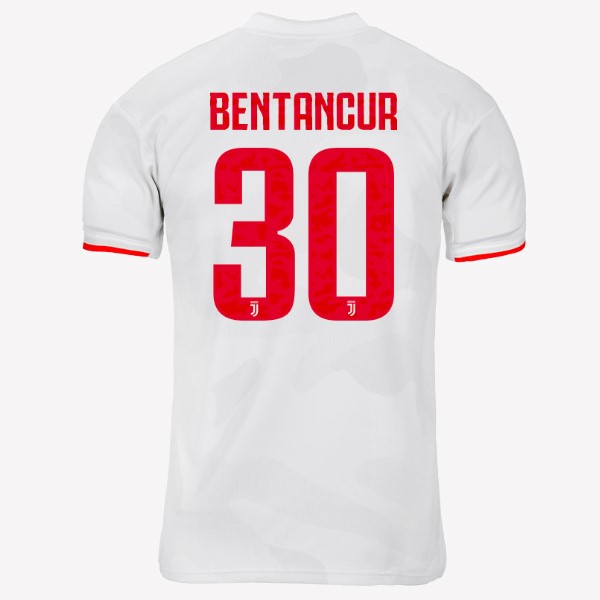 Camiseta Juventus NO.30 Bentancur Segunda equipación 2019-2020 Gris Blanco